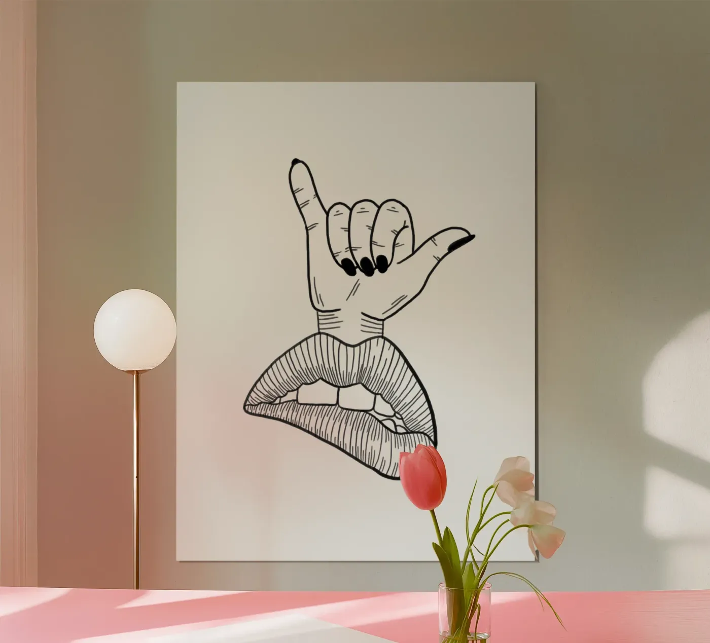 Hang Loose poster da byh.illustration