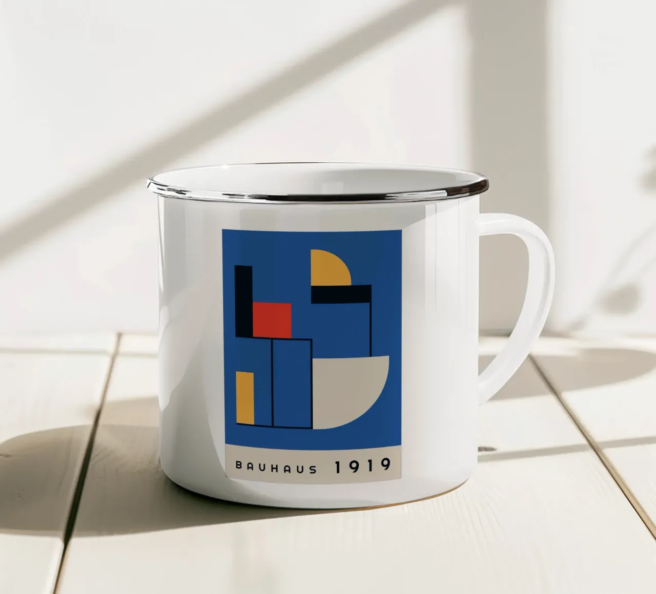 Bauhaus 1919 tazza in smalto da Chase