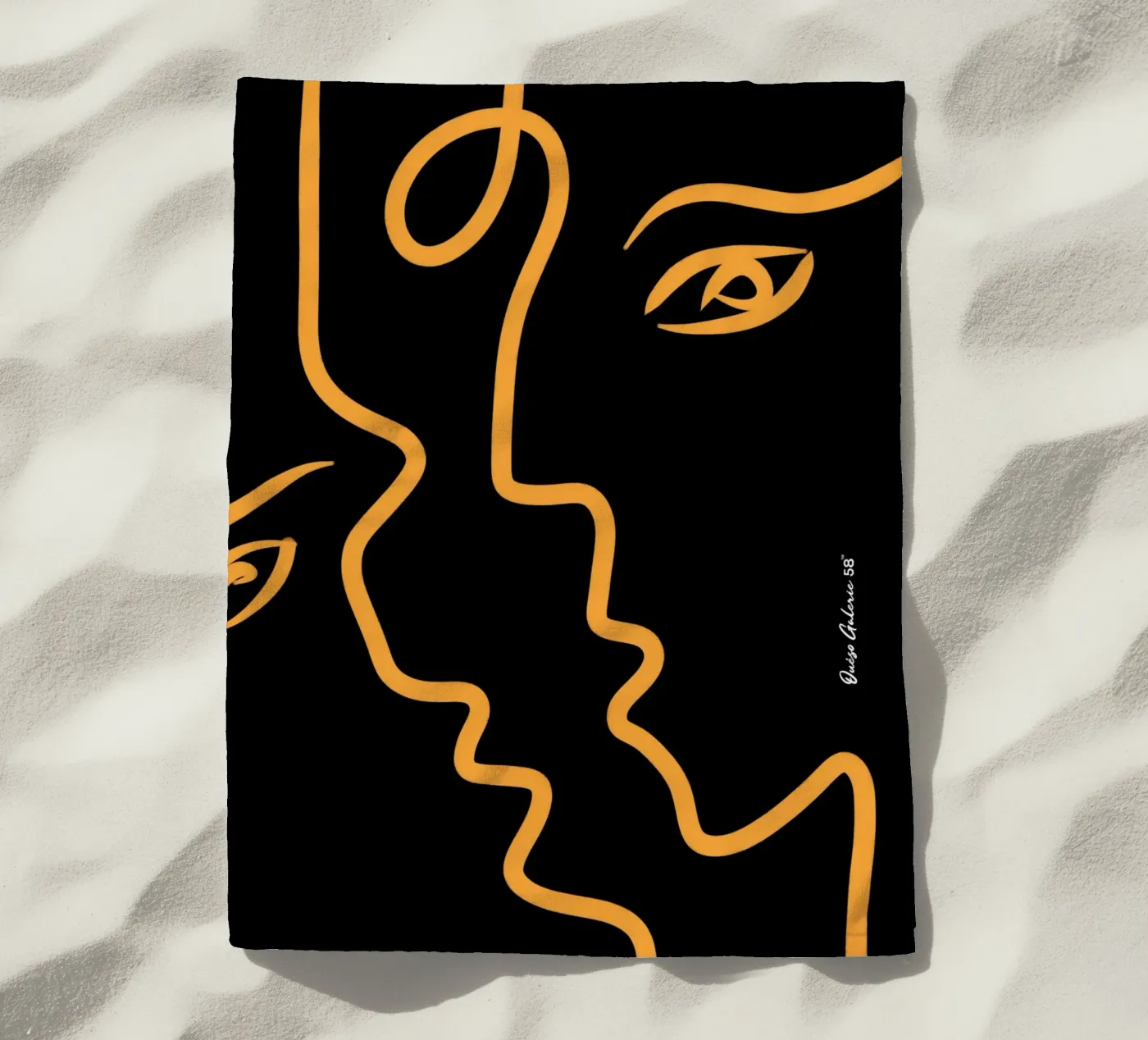 Face to face telo mare da Mike Leymi