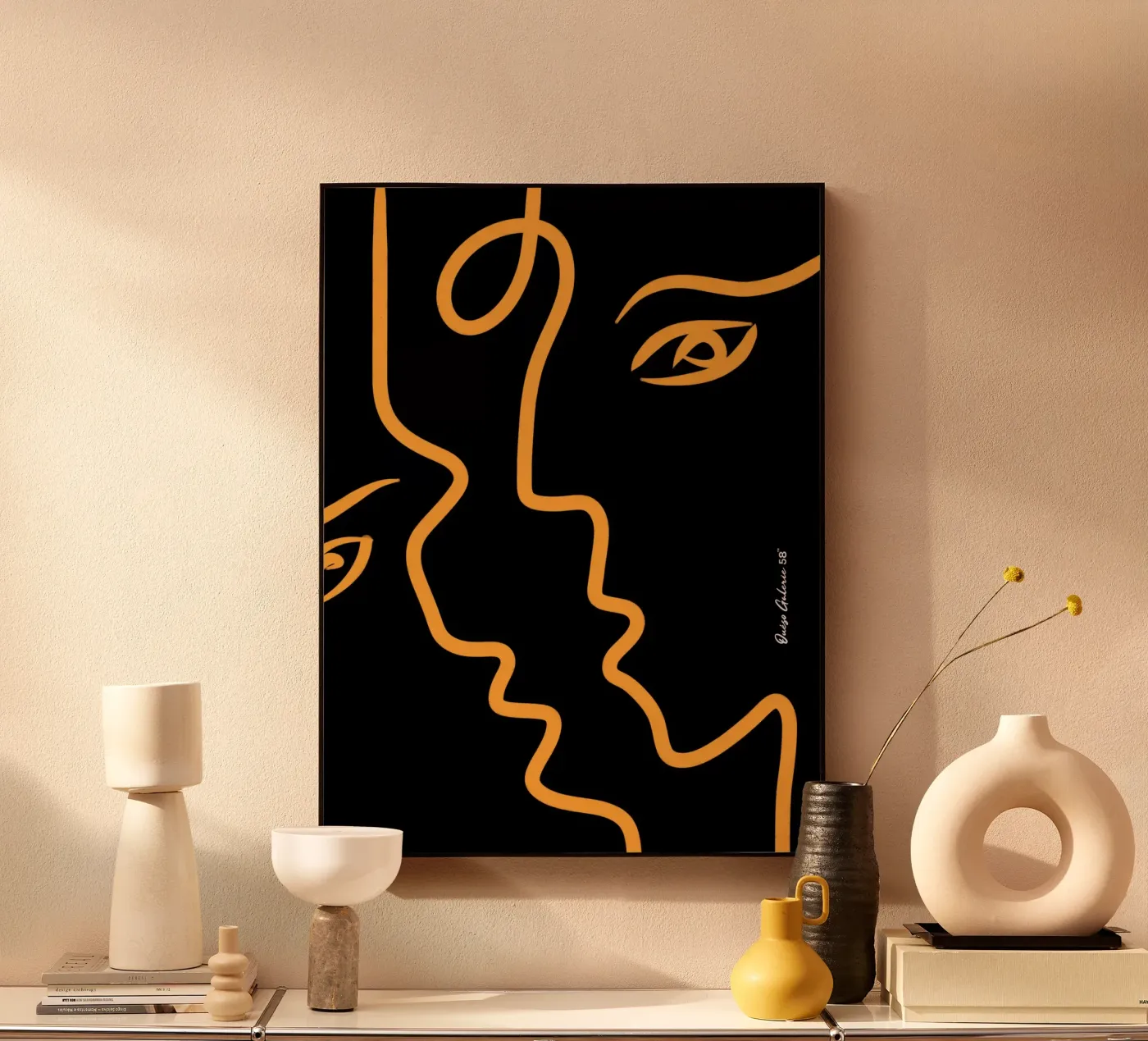 Face to face plexiglass da Mike Leymi