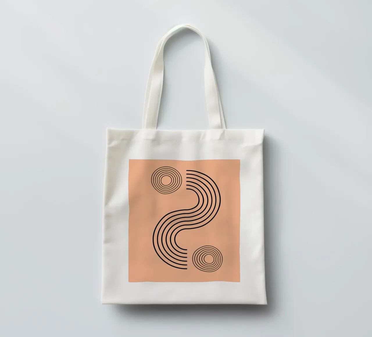minimalist line 01 borsa in juta da Creaton