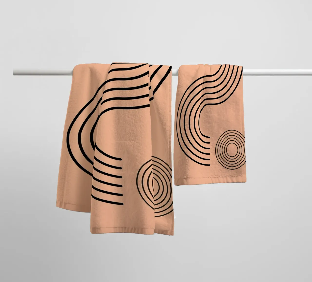 minimalist line 01 asciugamano da bagno da Creaton