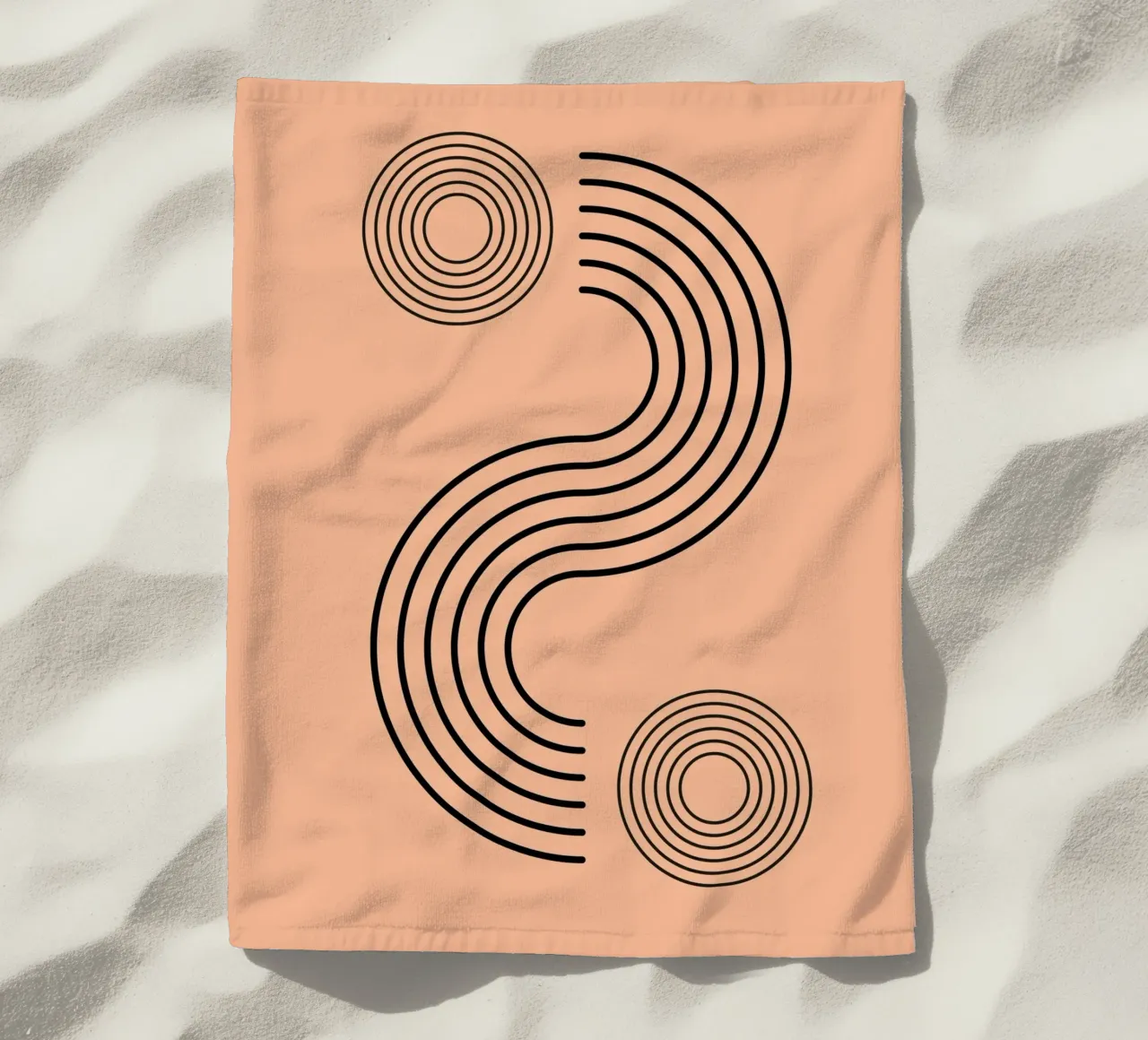 minimalist line 01 telo mare da Creaton