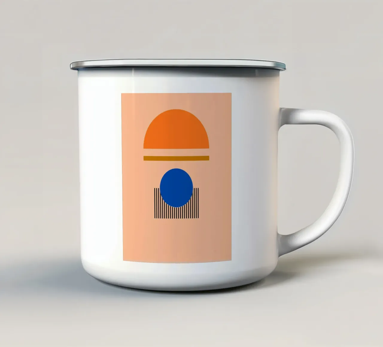 minimalist line 03 tazza in smalto da Creaton
