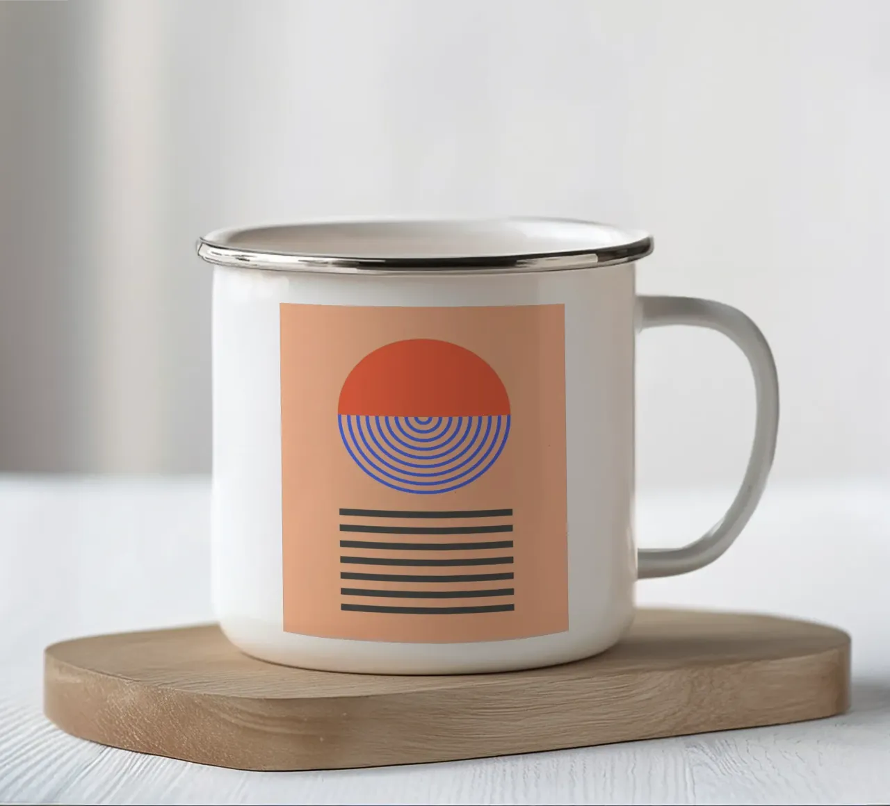 minimalist line 05 tazza in smalto da Creaton