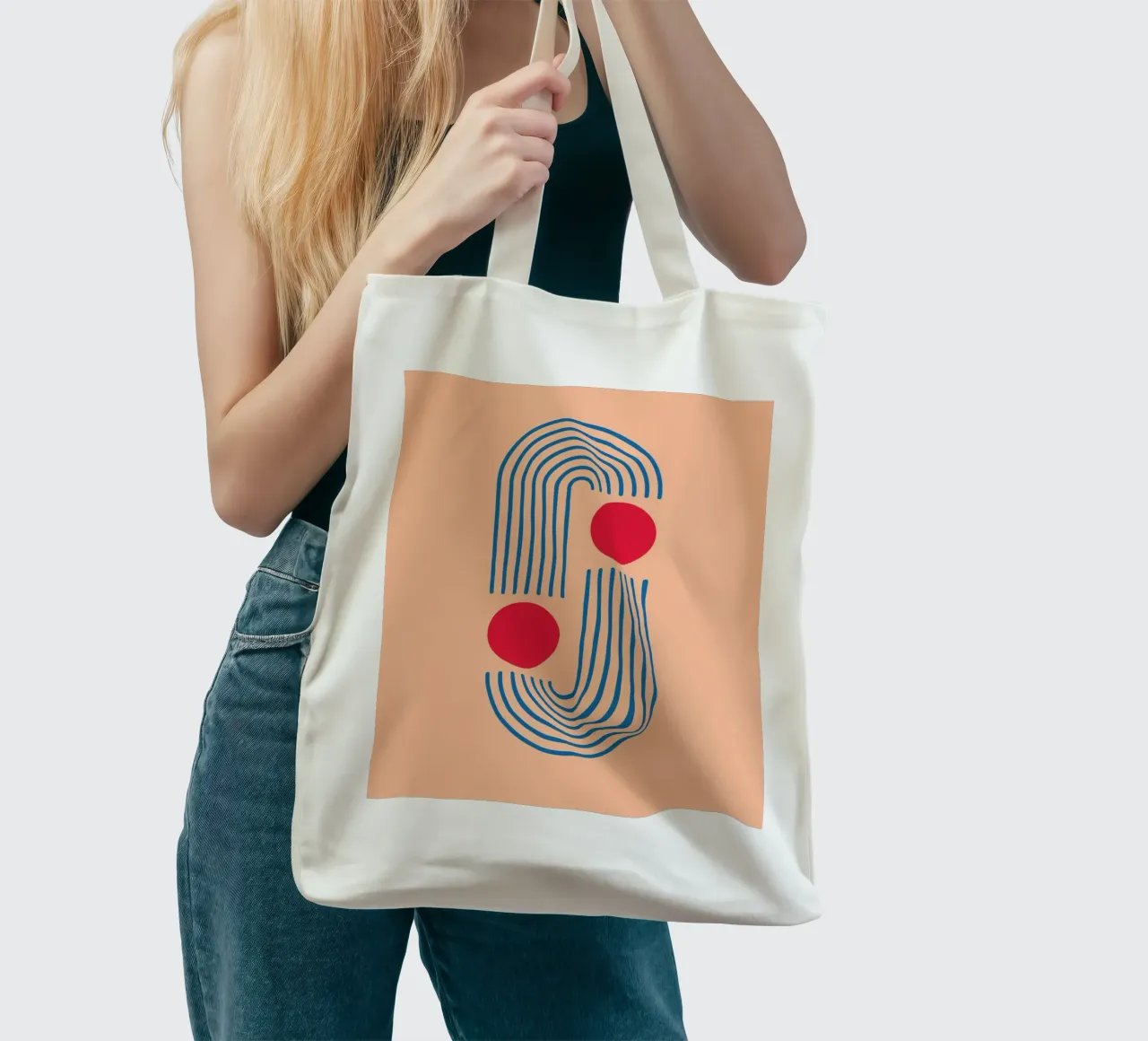 minimalist line 07 borsa in juta da Creaton
