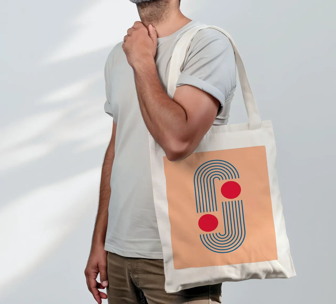 minimalist line 07 borsa in juta da Creaton