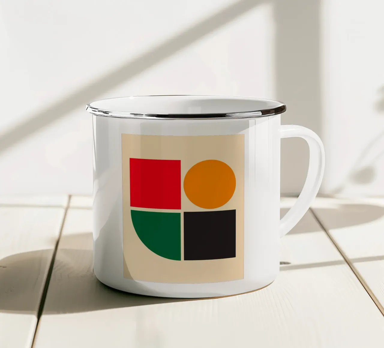 minimalist line 08 tazza in smalto da Creaton