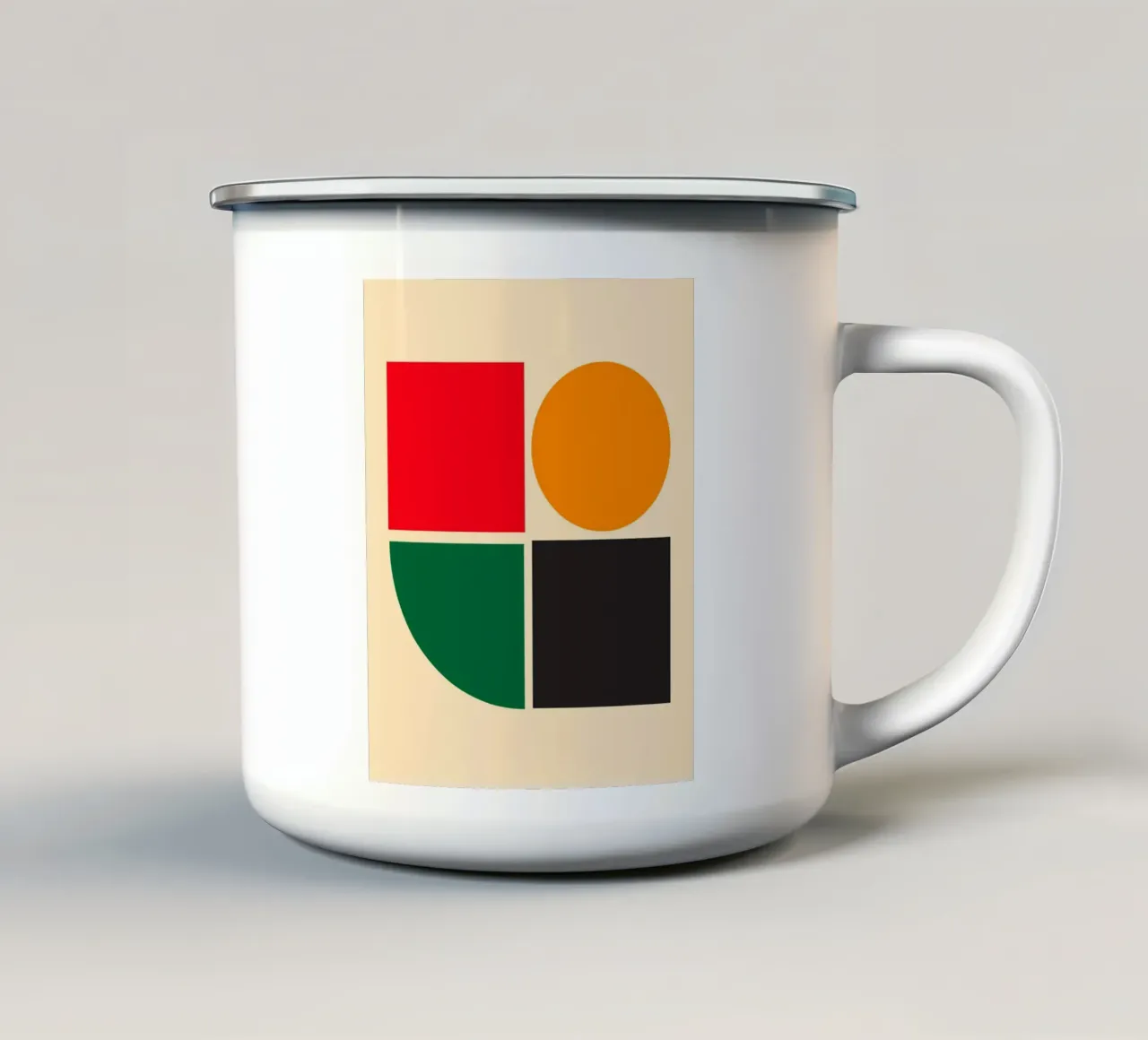 minimalist line 08 tazza in smalto da Creaton
