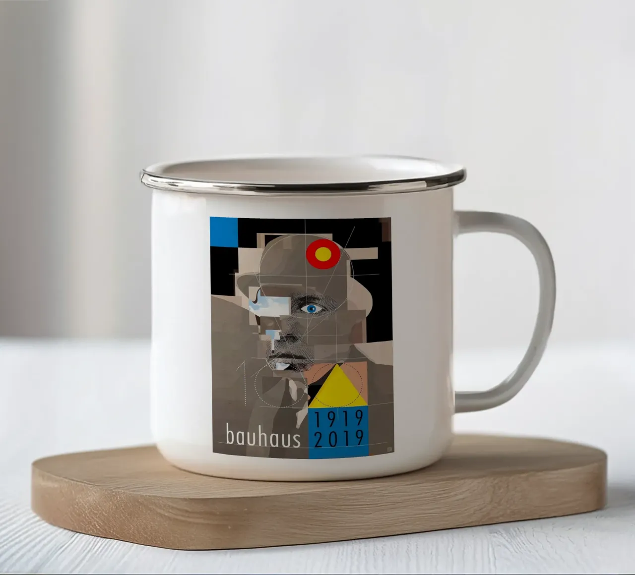 Bauhaus 1919 tazza in smalto da Simeon