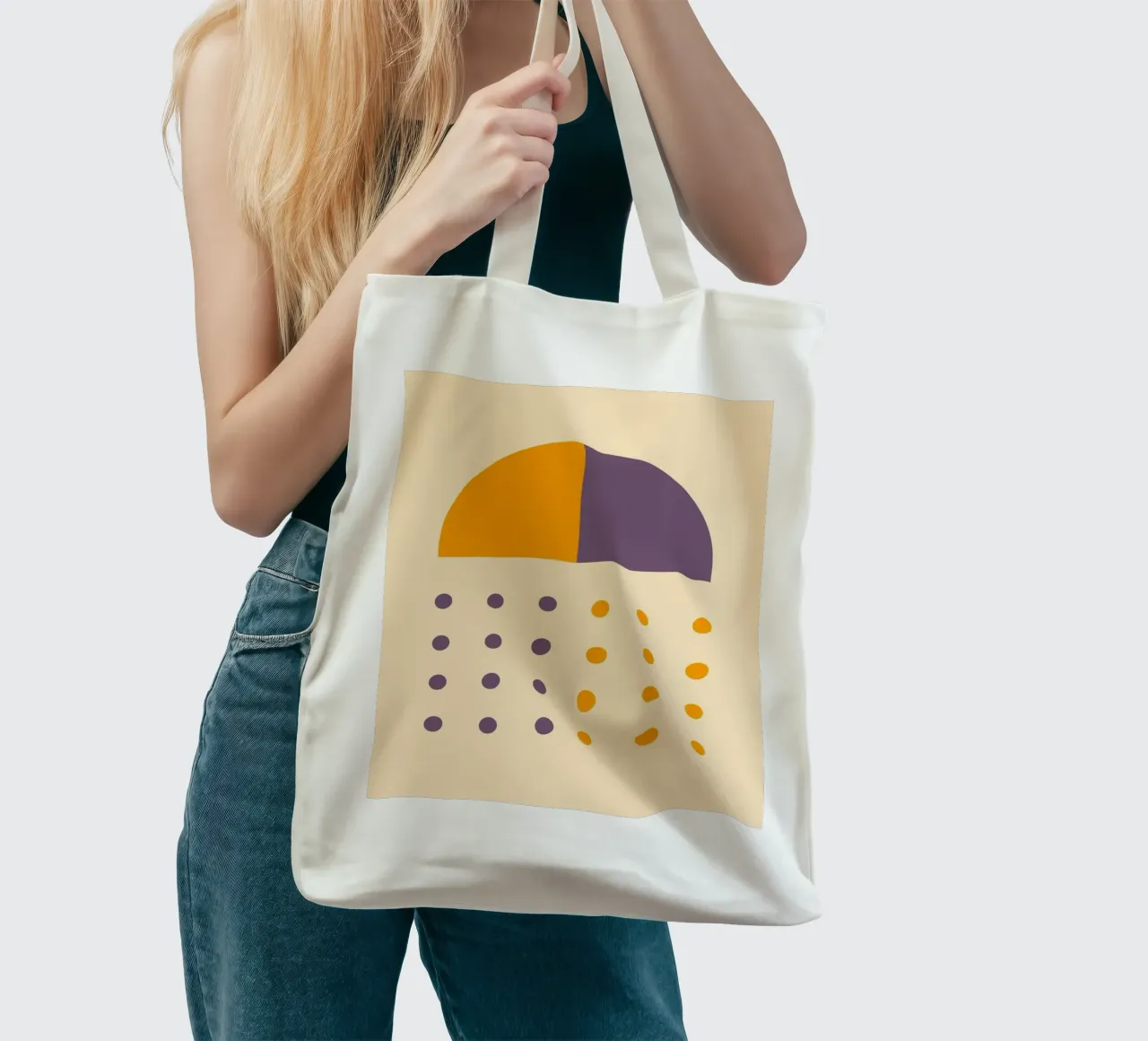 minimalist line 09 borsa in juta da Creaton