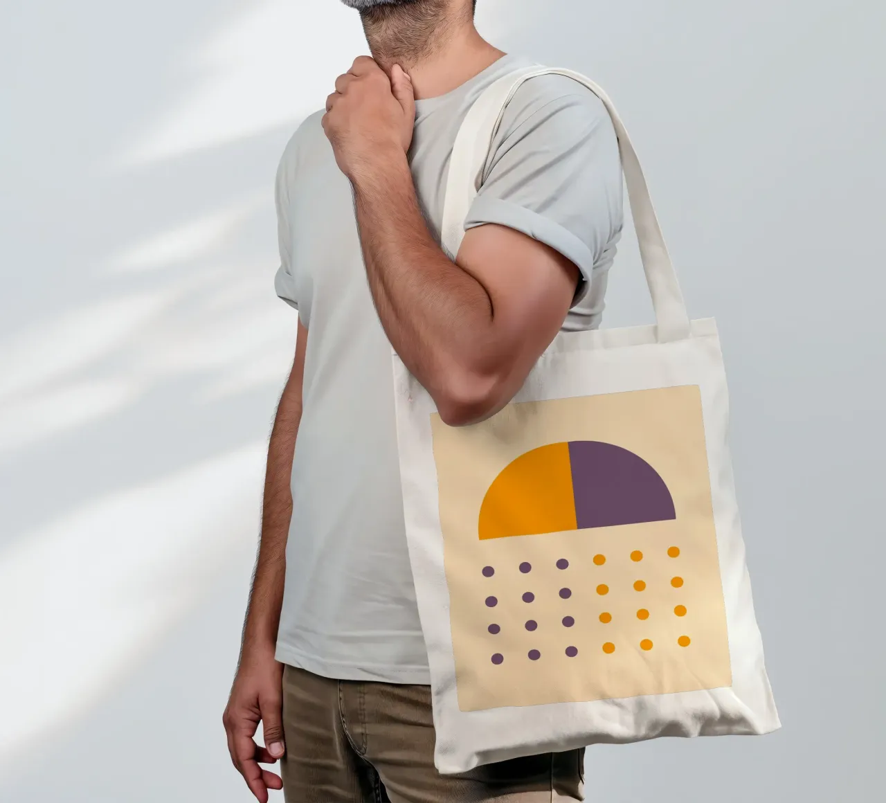 minimalist line 09 borsa in juta da Creaton