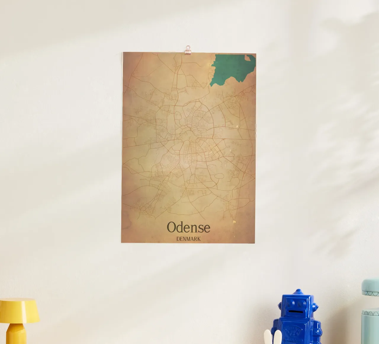 Odense DENMARK poster da WorldPrint