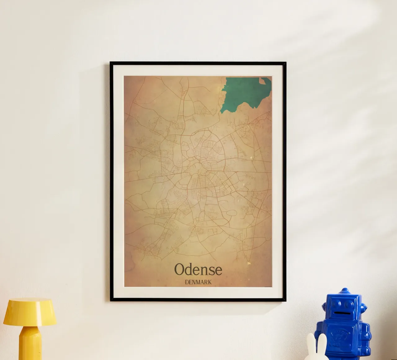 Odense DENMARK poster da WorldPrint