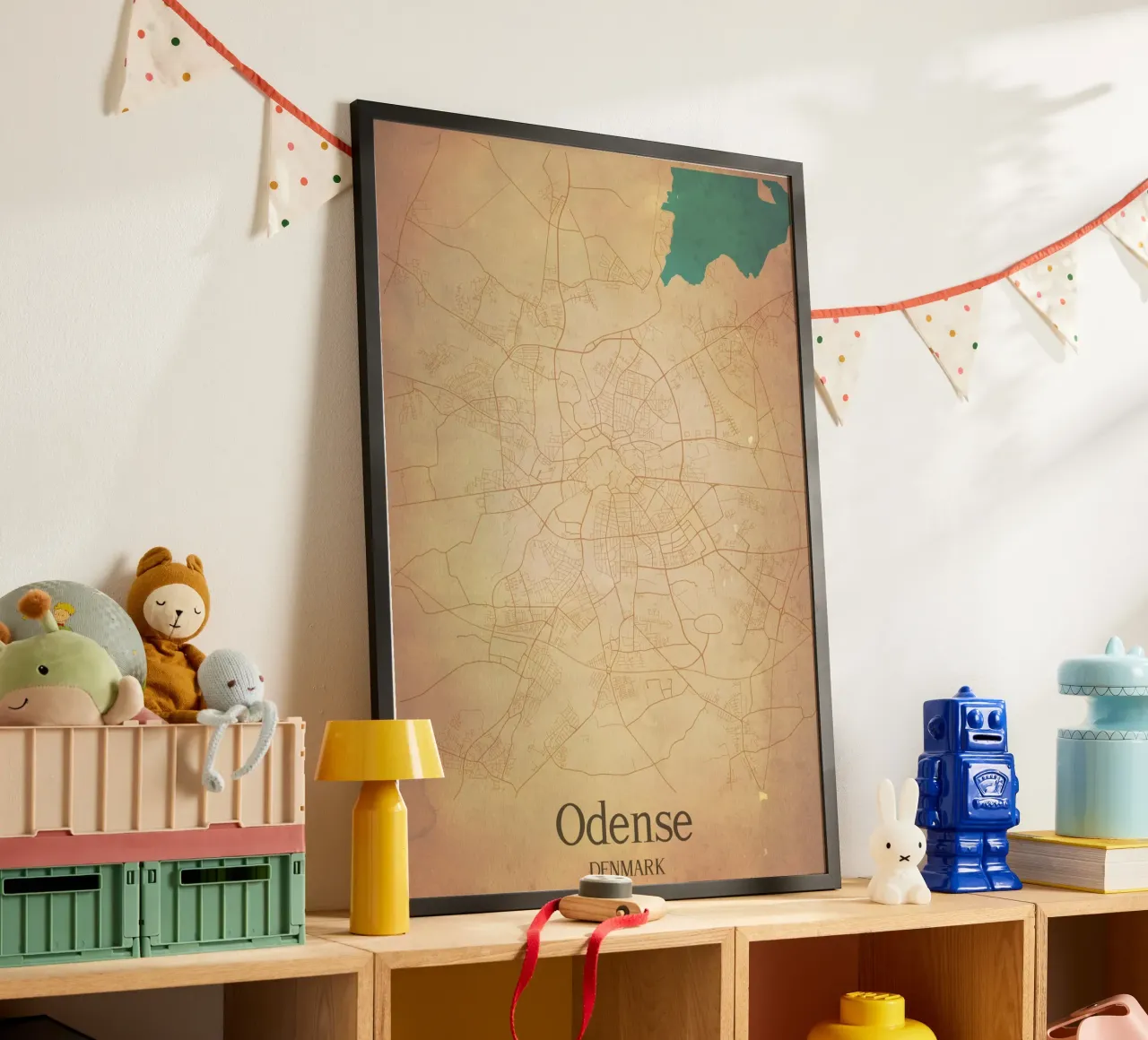 Odense DENMARK poster da WorldPrint