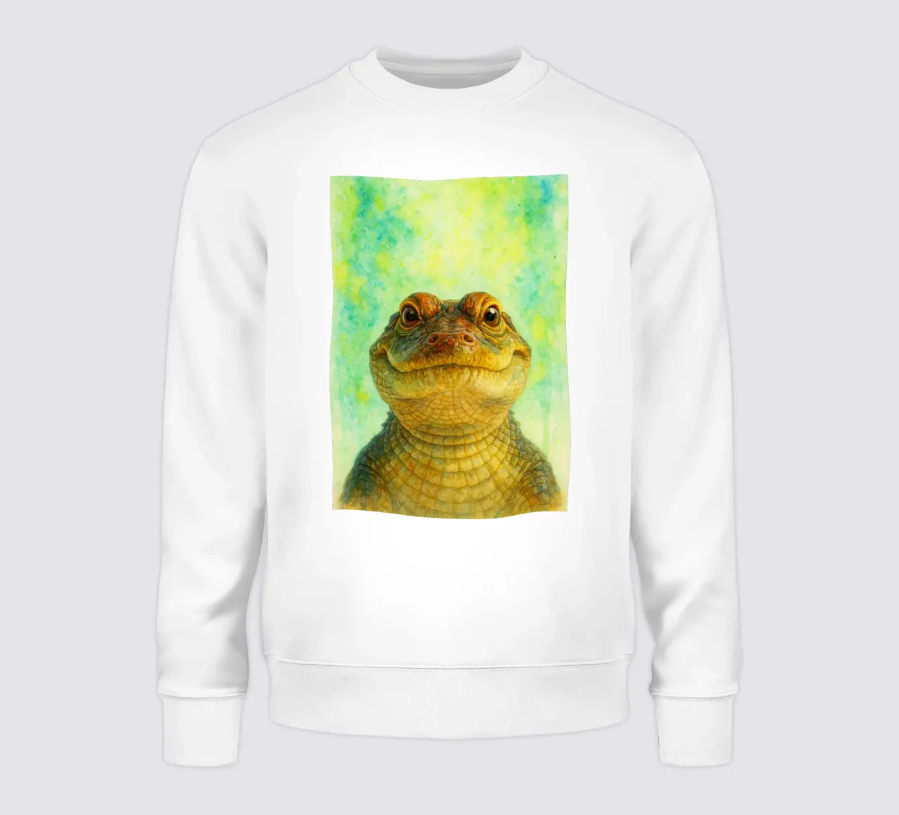 dibujo cocodrilo bebé sudadera de sunflower