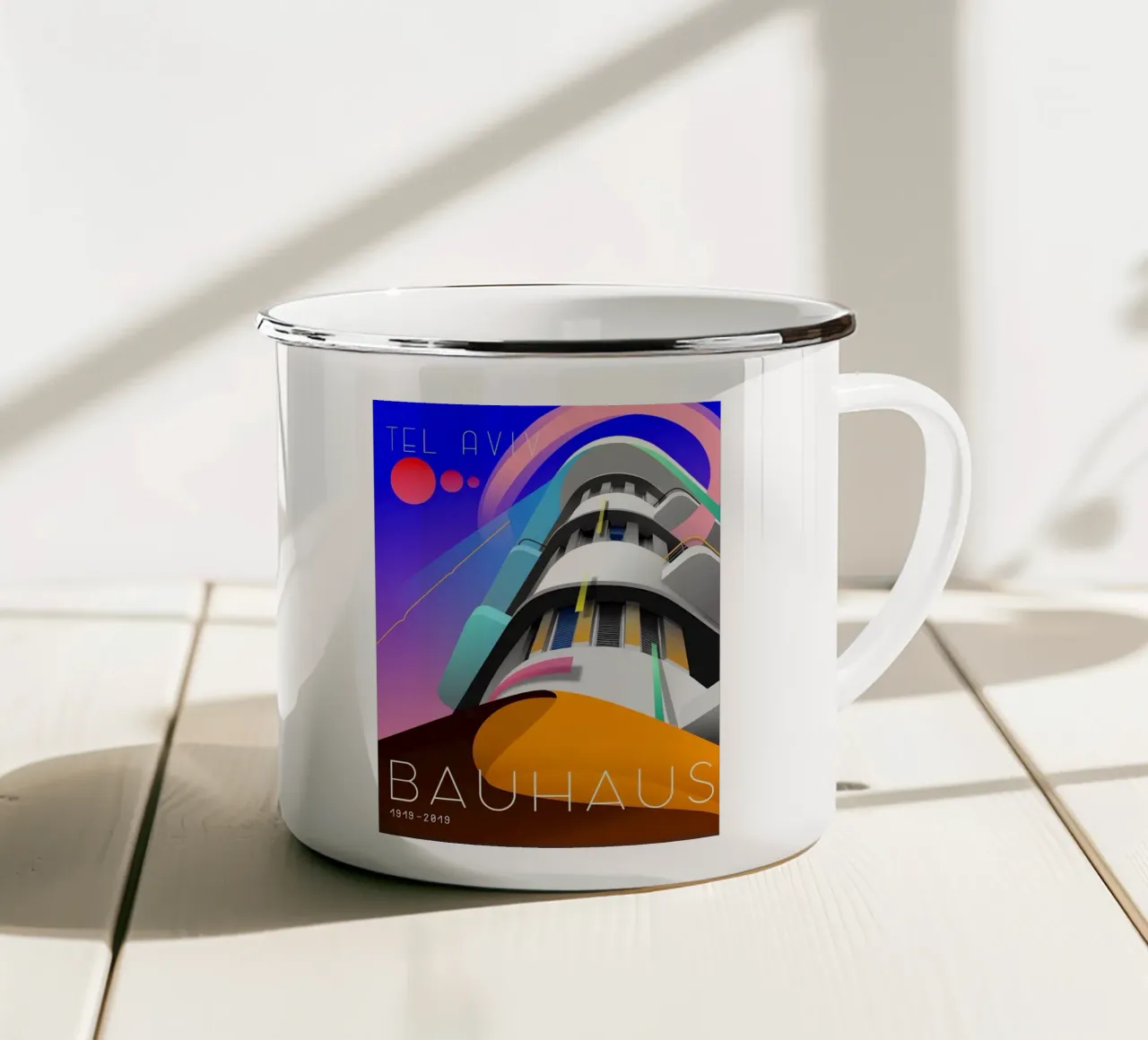 Bauhaus 1919 tazza in smalto da Simeon