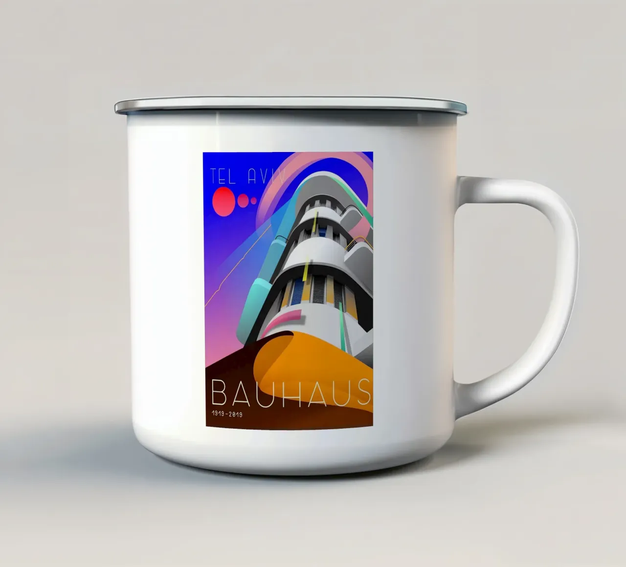 Bauhaus 1919 tazza in smalto da Simeon