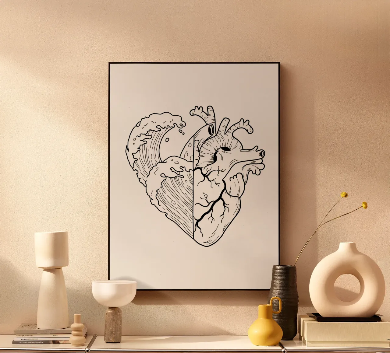 Heartwaves plexiglass da byh.illustration