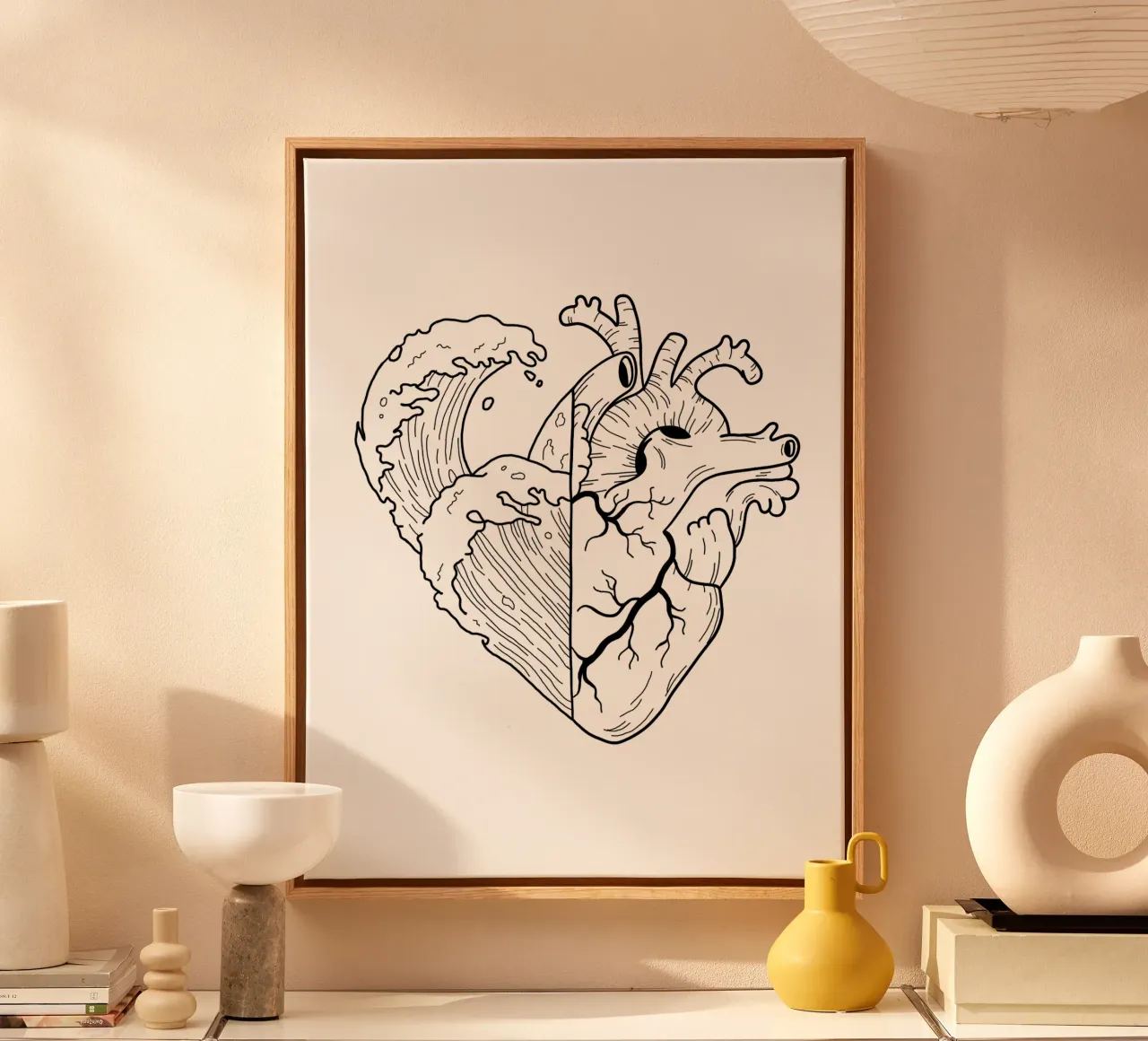 Heartwaves tela da byh.illustration