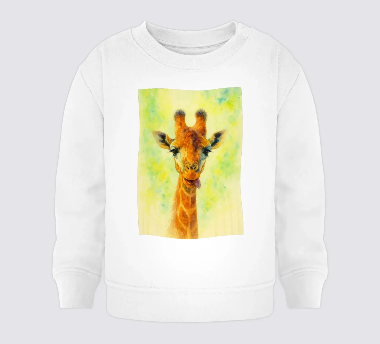 disegno di un cucciolo di giraffa felpa neonato da sunflower