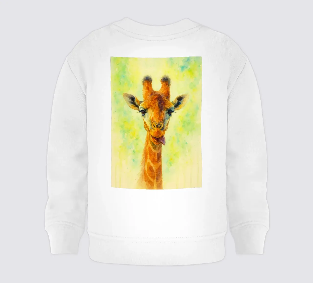 disegno di un cucciolo di giraffa felpa neonato da sunflower