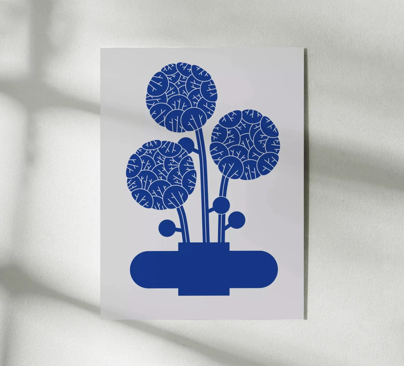 Blue vase no: 5 plexiglass da Lidia Blomgren