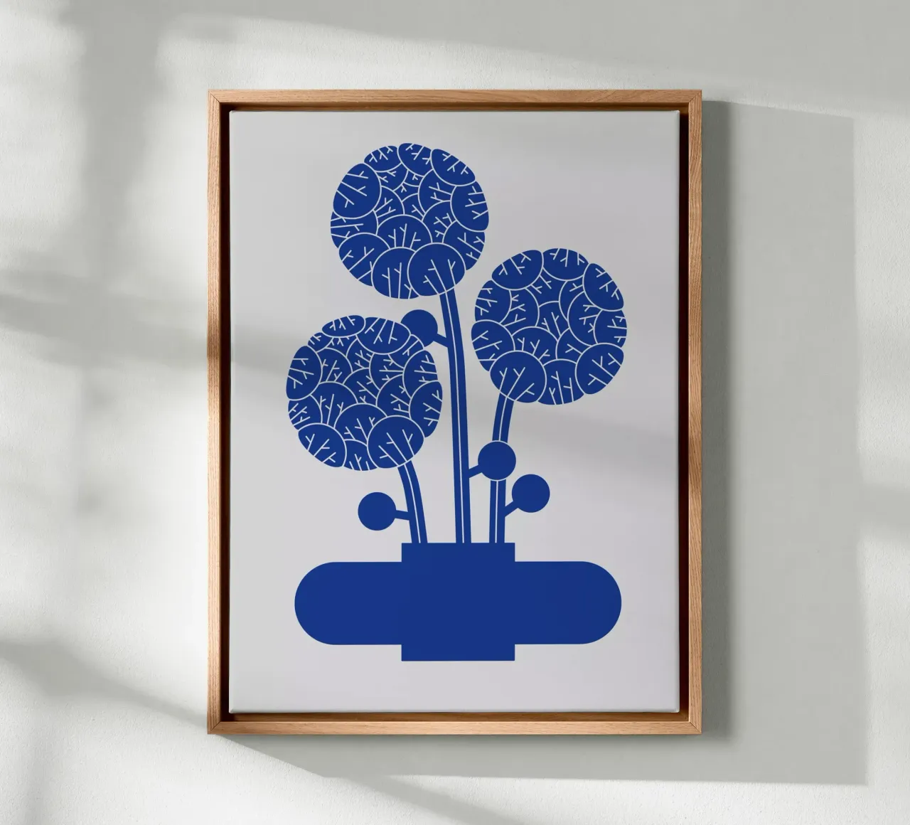 Blue vase no: 5 tela con Cornice a cassetta da Lidia Blomgren