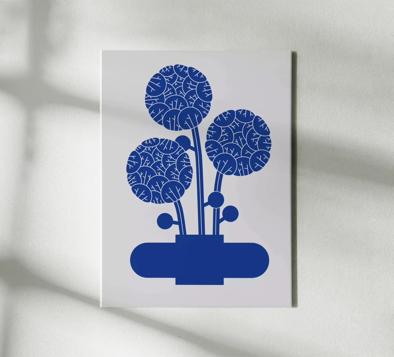 Blue vase no: 5 tela con Cornice a cassetta da Lidia Blomgren