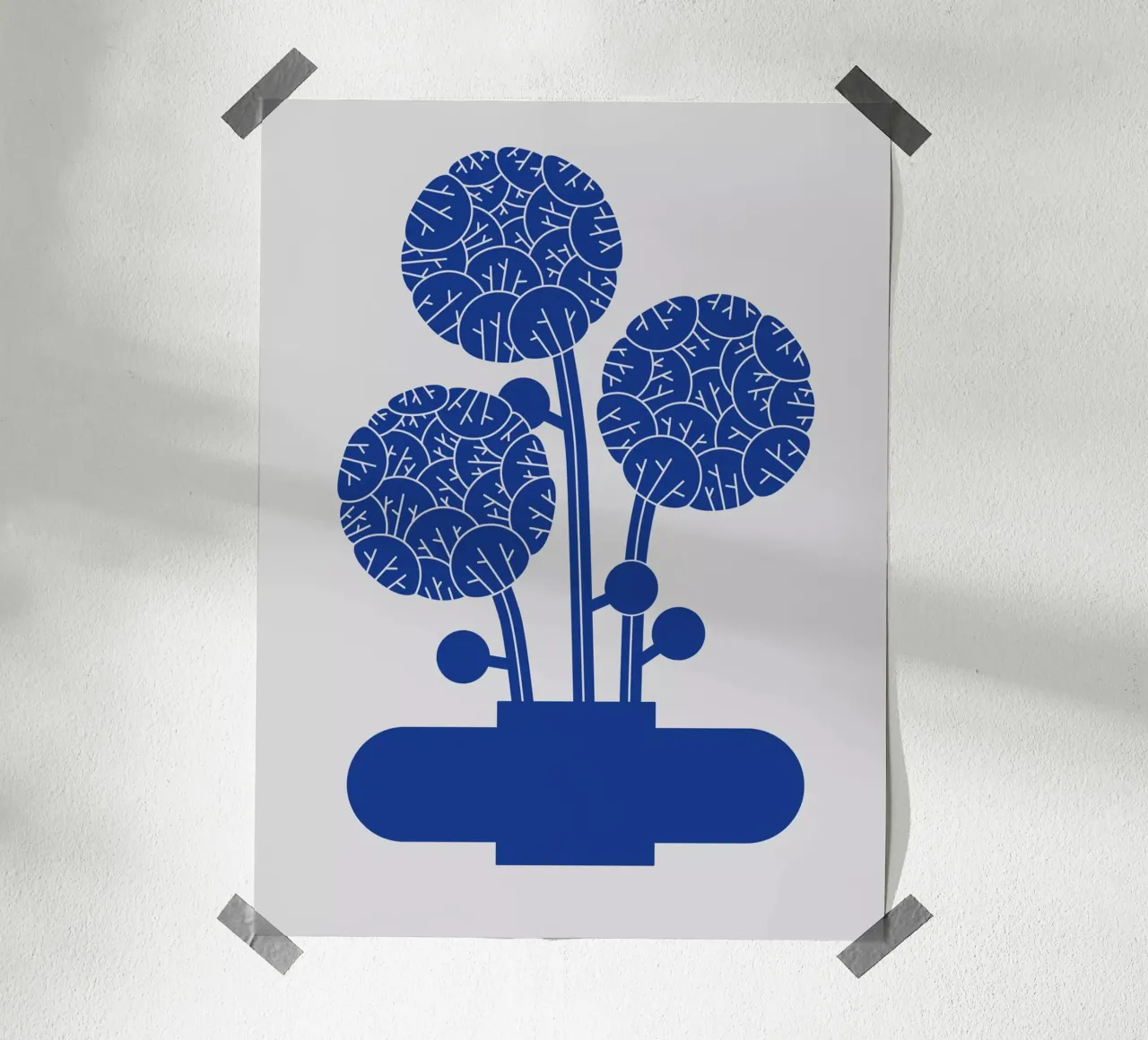Blue vase no: 5 poster da Lidia Blomgren