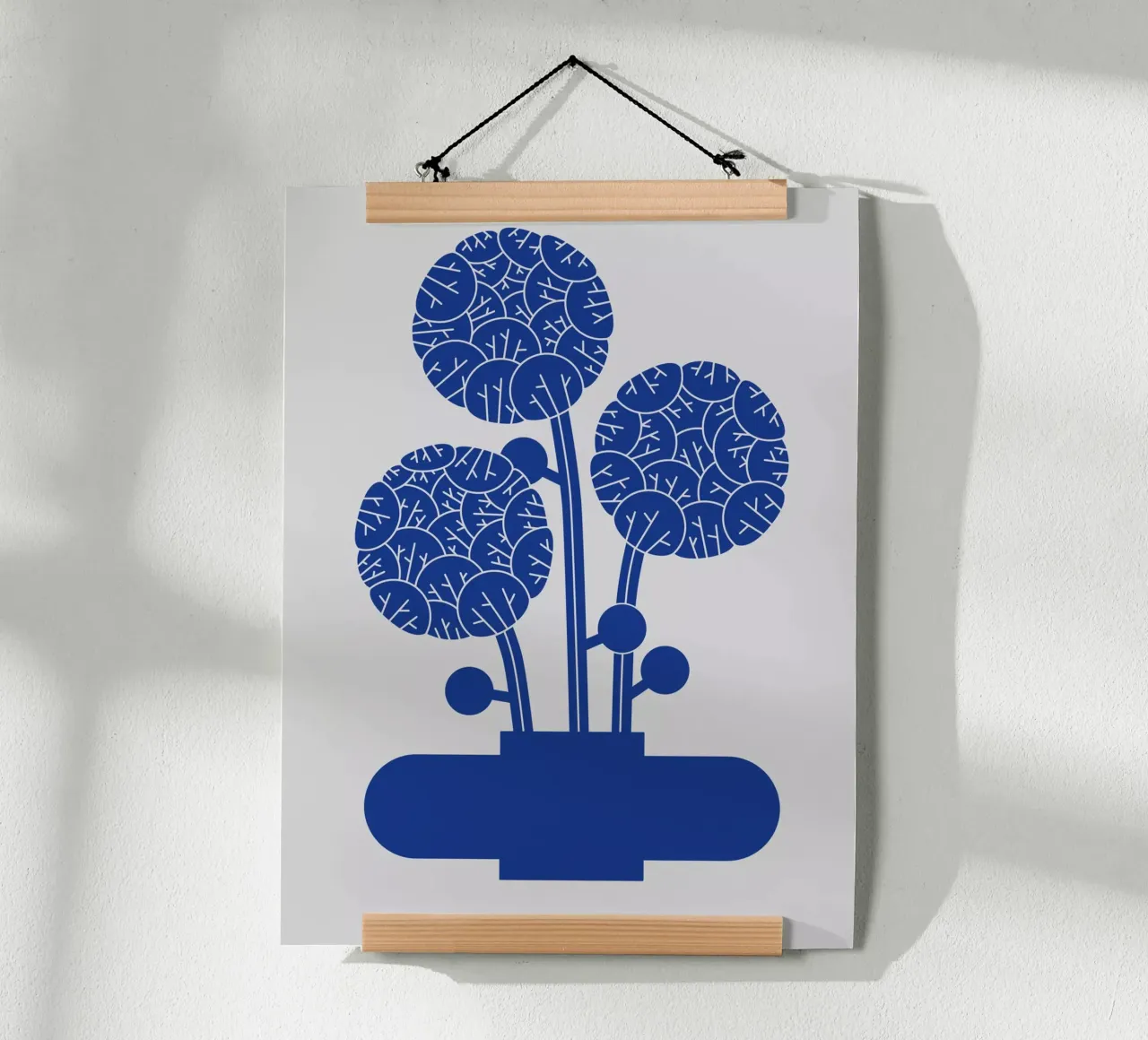 Blue vase no: 5 poster da Lidia Blomgren