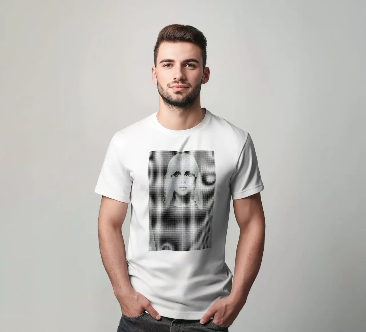 Heart Of (White Version) camiseta de Robotic Ewe