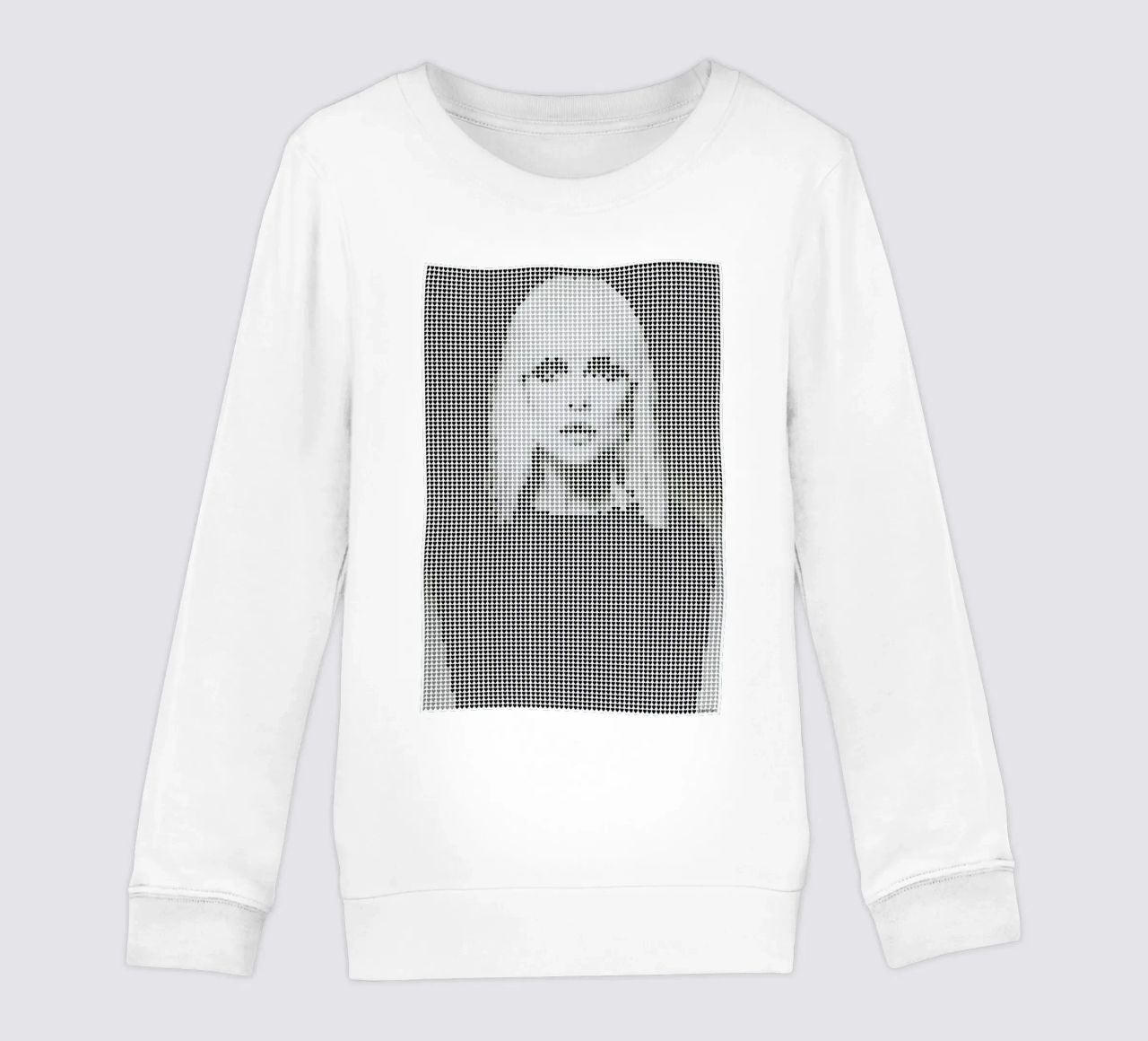 Heart Of (White Version) felpa bambino da Robotic Ewe