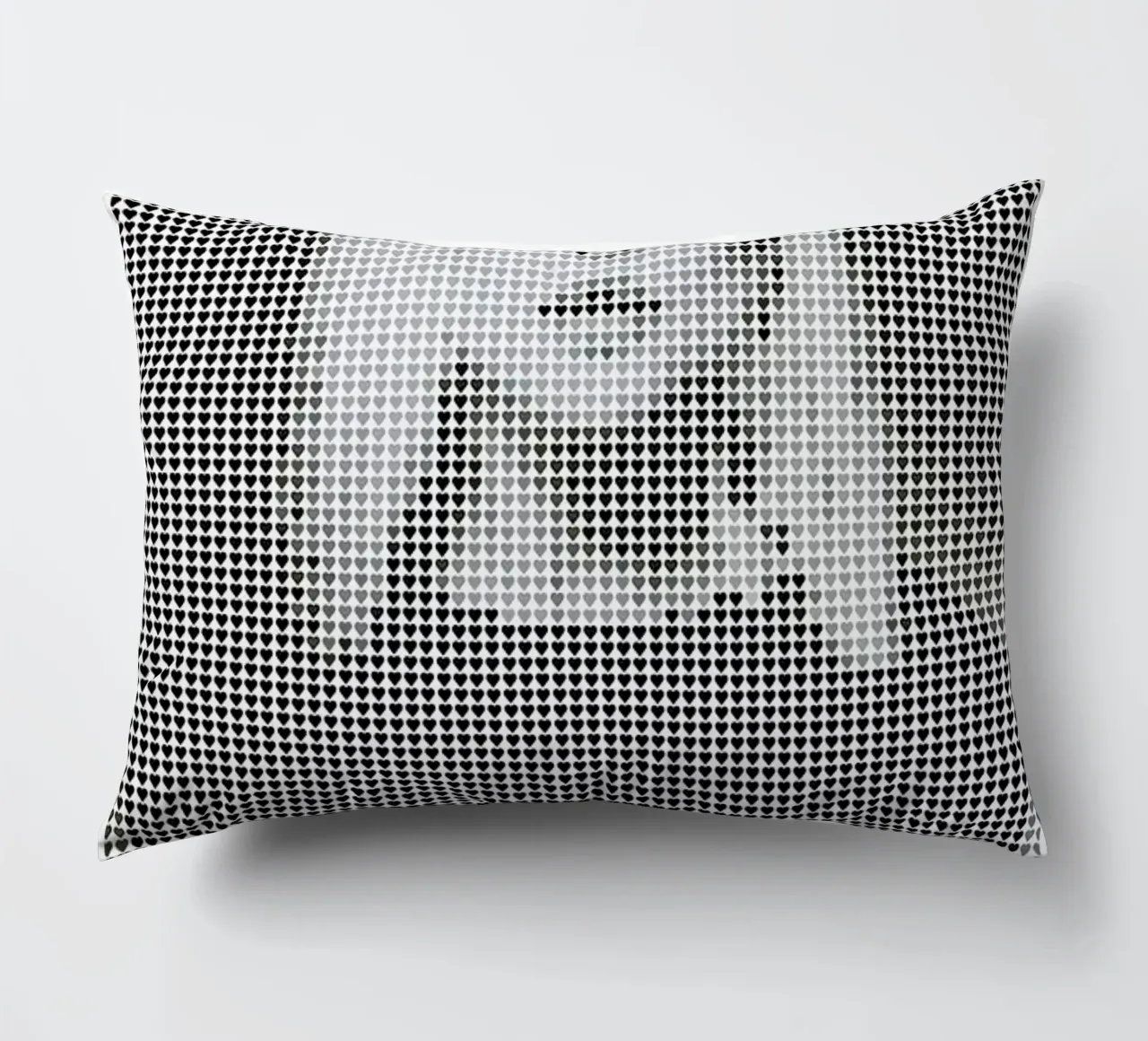 Heart Of (White Version) Kissen von Robotic Ewe