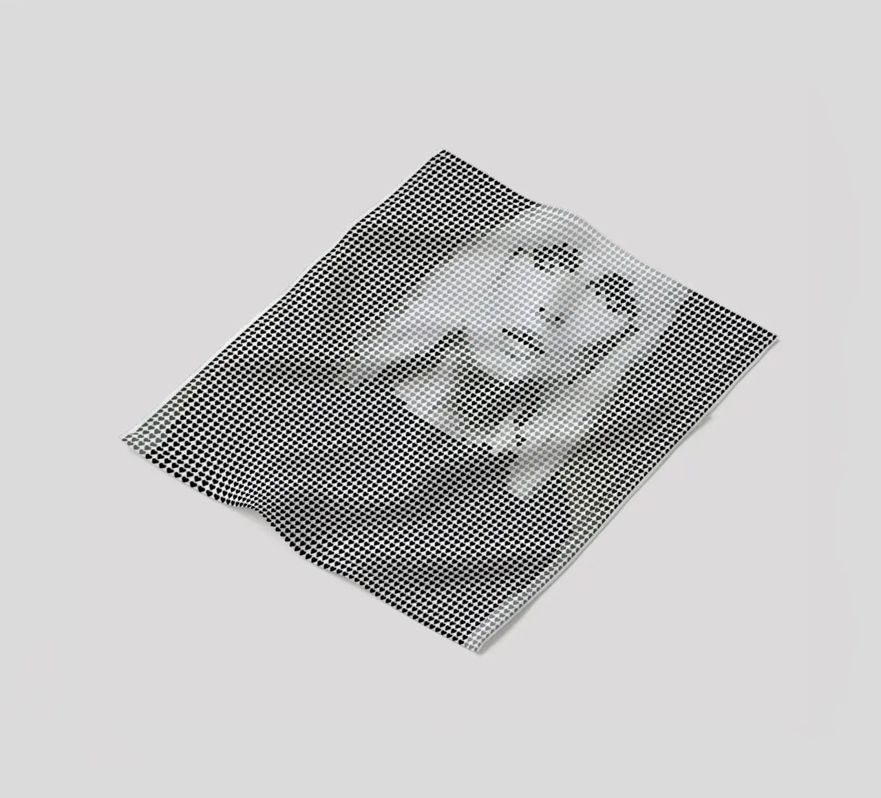 Heart Of (White Version) coperta in pile da Robotic Ewe