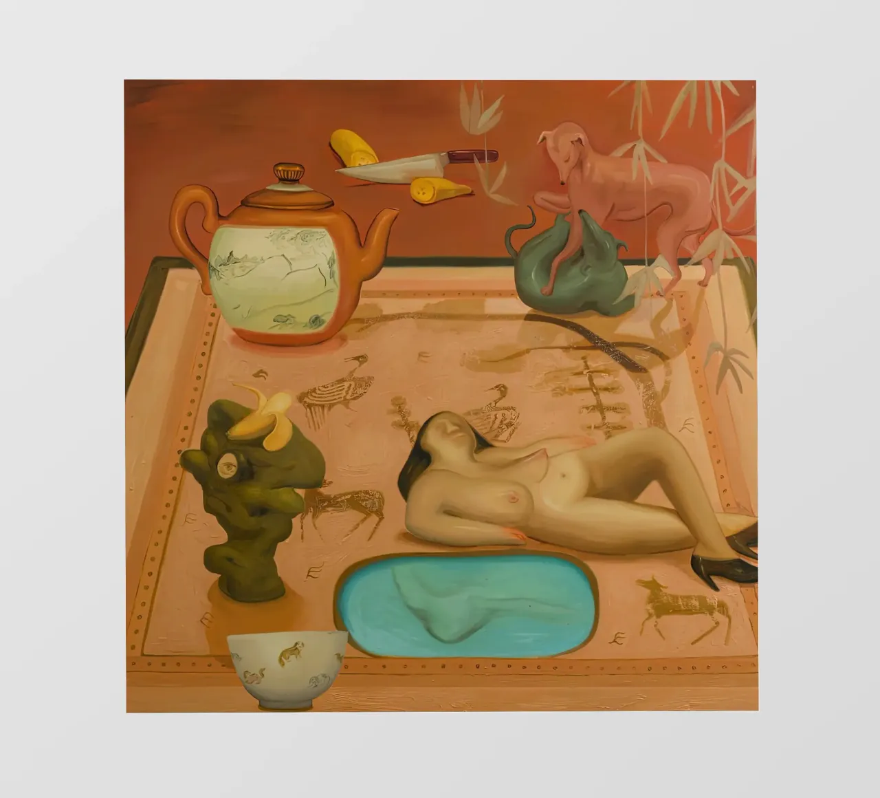 Un intrattenitore artistico, 2019 telo in pvc da Palletolate