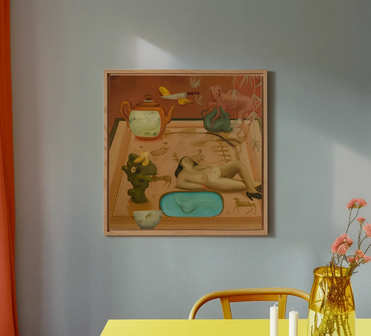 Un intrattenitore artistico, 2019 alluminio dibond da Palletolate