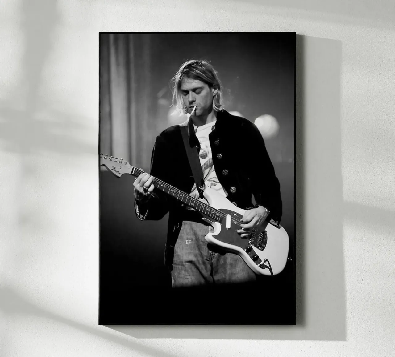 Kurt Cobain Perform plexiglass da nicol shop