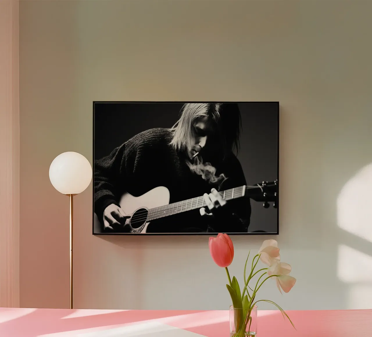 Grunge Unplugged - Kurt Cobain plexiglass da nicol shop