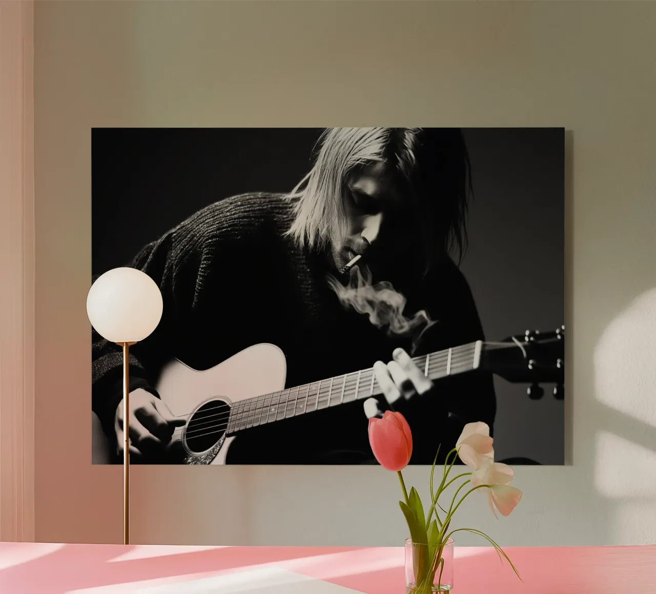 Grunge Unplugged - Kurt Cobain plexiglass da nicol shop