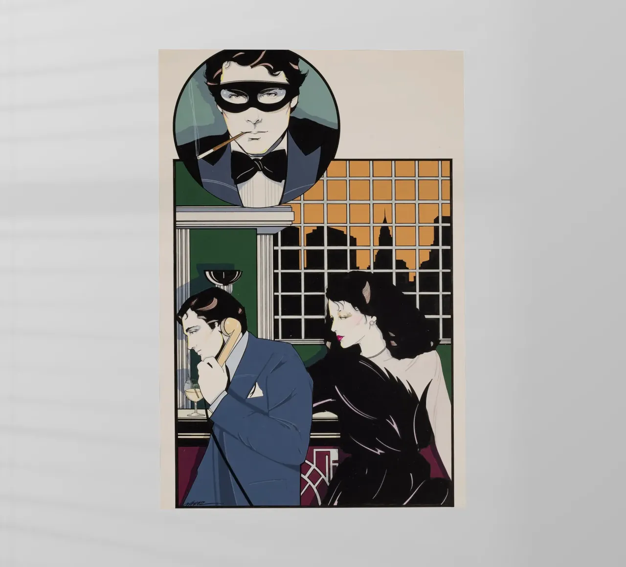 patrick nagel art pellicola backlit da Kabir