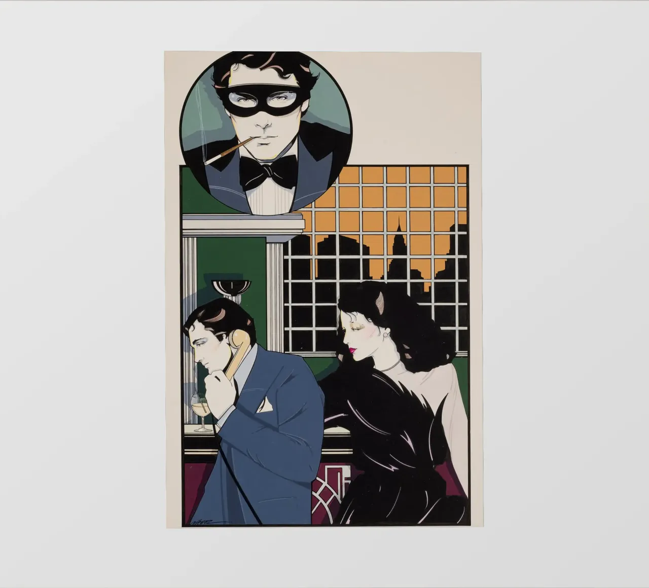 patrick nagel art telo in pvc da Kabir