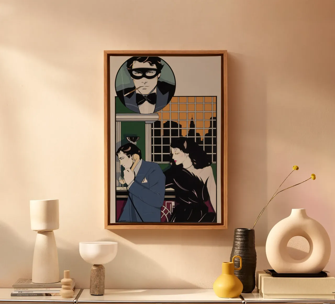 patrick nagel art tela da Kabir