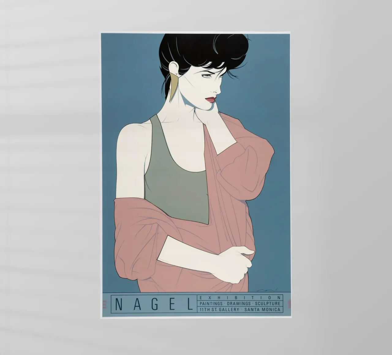 patrick nagel art pellicola backlit da Kabir