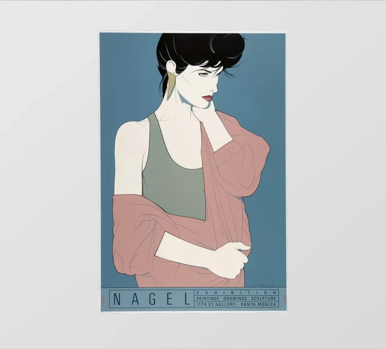 patrick nagel art telo in pvc da Kabir