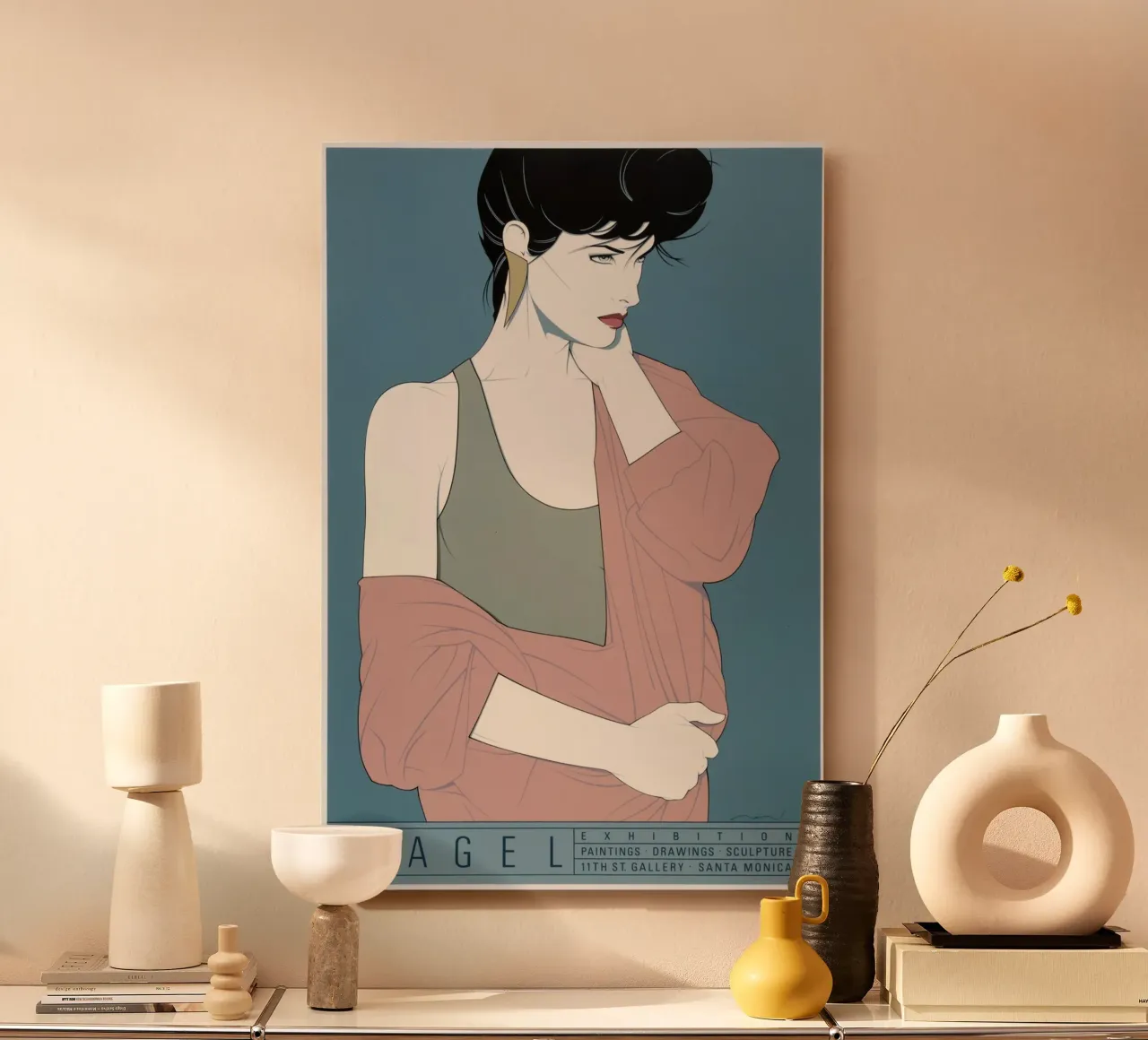 patrick nagel art alluminio dibond da Kabir