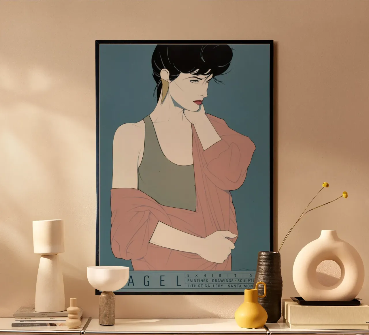 patrick nagel art carta hahnemühle da Kabir