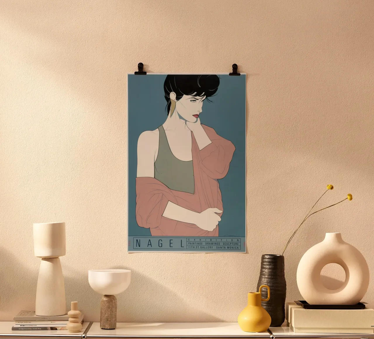 patrick nagel art carta hahnemühle da Kabir
