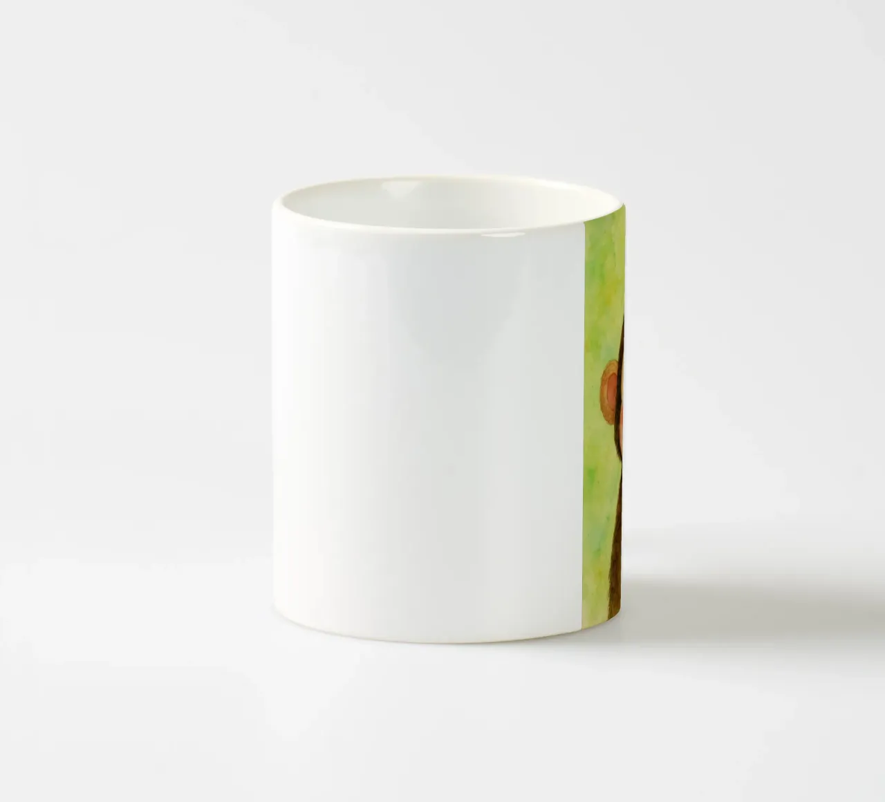 disegno di una scimmietta tazza in ceramica da sunflower