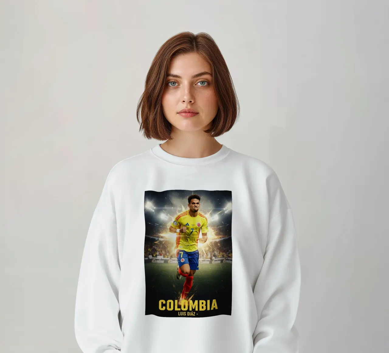 Luis Diaz - Colombia felpa da Lembayung art